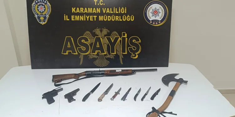 Karaman’da aranan 8 kişi tutuklandı