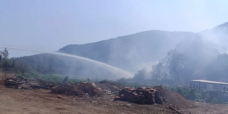 Kumluca’da makilik yangını 7 dakikada müdahale ile kontrol altın alındı