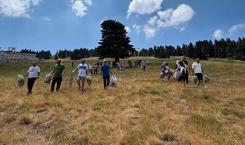 Uludağ’da yangına karşı temizlik seferberliği