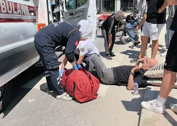 Bursa’da cip ile elektrikli bisiklet çarpıştı: 1 yaralı