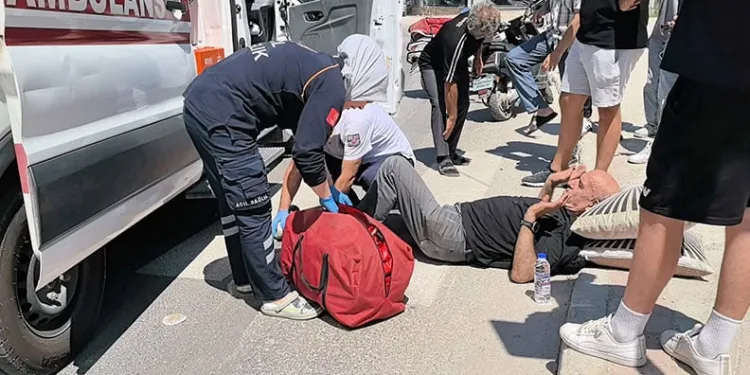 Bursa’da cip ile elektrikli bisiklet çarpıştı: 1 yaralı