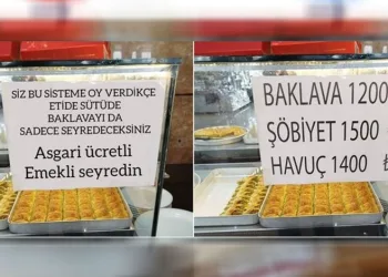 Tatlı tezgahı görseline inceleme başlatıldı