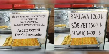 Tatlı tezgahı görseline inceleme başlatıldı