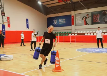 Zabıta olmak için parkurda ter döktüler
