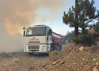 Orhaneli Yakuplar Mahallesi’nde orman yangını