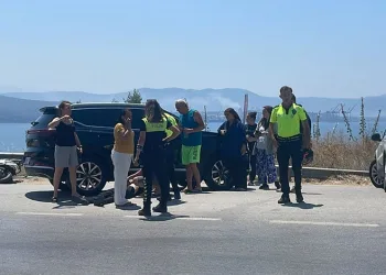 Motosikletinin kontrolünü kaybeden sürücü, kaza yaptı