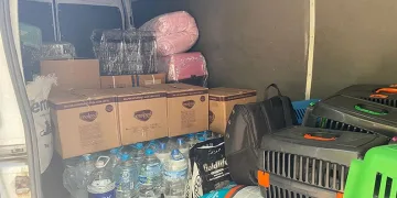 İzmir’deki yangından etkilenen hayvanlara, Bursa’dan destek