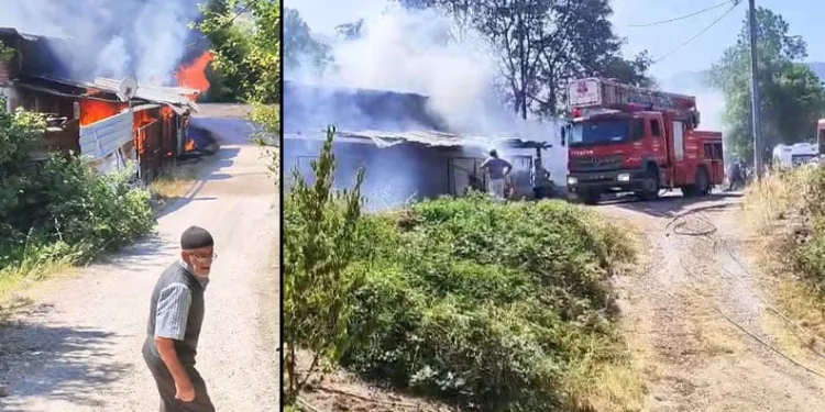 Bursa’da ev yangını: Uyuyakalan ev sahibi kurtarıldı
