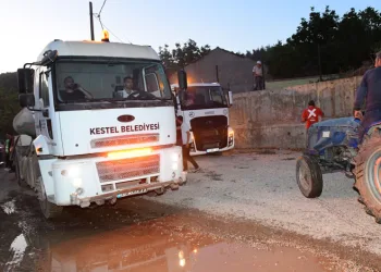 Kestel Belediyesi’nden Ağlaşan Yangınına Örnek Müdahale: İki Günde Kontrol Altında