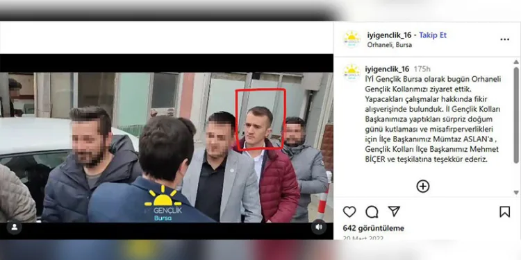 Tutuklanan FETÖ’cü kundakçının, İYİ Parti’deki görüntüleri ortaya çıktı