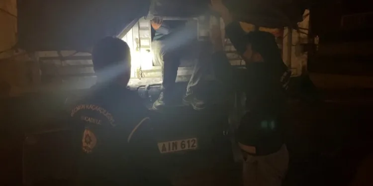 Alevler, evlere ulaşmadan söndürüldü