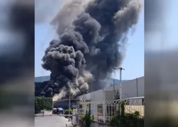 Bursa’da fabrika yangını
