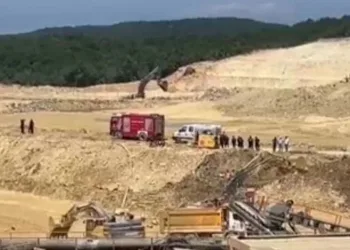 Çatalca’da kum ocağında göçük