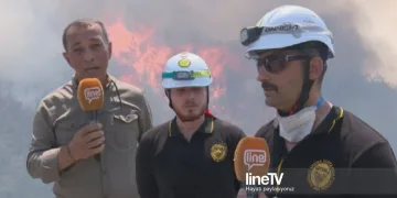 Line TV Bilecik’te yangın bölgesinde: “Yanacak yer kalmadı”