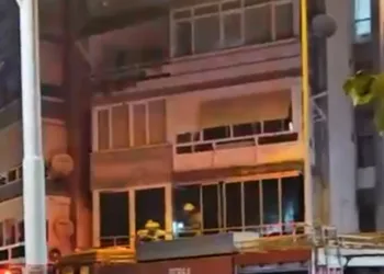 Bursa’da sitede yangın paniği
