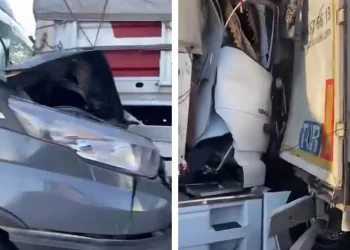 Bursa’da tır ve kamyonların karıştığı zincirleme kaza: 2 yaralı