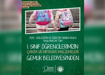 Gemlik Belediyesi’nden Öğrencilere Çanta ve Kırtasiye Desteği