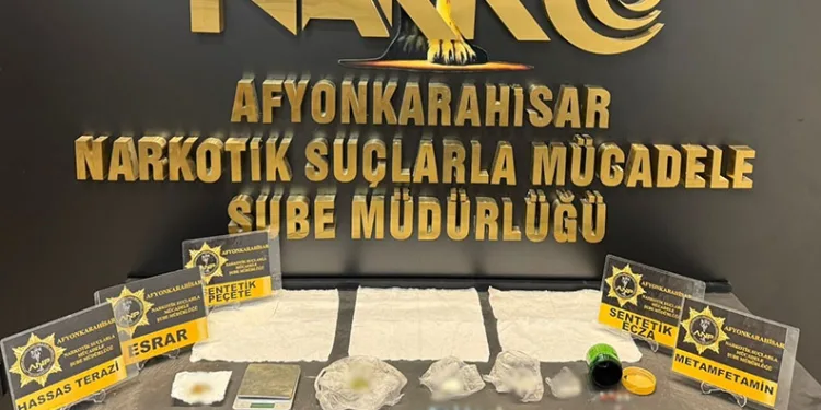 Afyonkarahisar’da uyuşturucu operasyonu