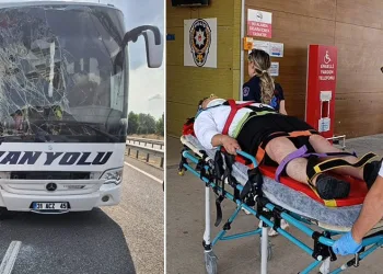 Bursa’da yolcu otobüsü ile TIR çarpıştı