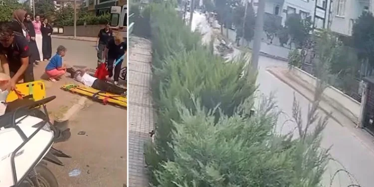 İnegöl’de iki motosiklet çarpıştı: 3 yaralı