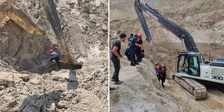 Silivri’de göçük altında kalan işçinin cansız bedenine ulaşıldı