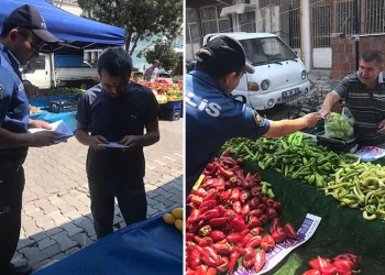 Karacabey’de polis dolandırıcılığa karşı broşür dağıttı