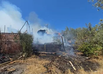 Bursa’da bağ evinde çıkan yangın söndürüldü