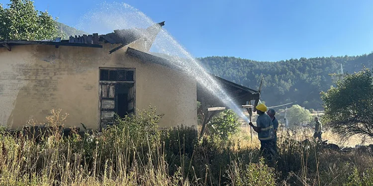 Kastamonu’da korkutan yangın