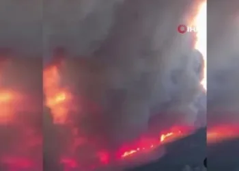 Yunanistan’da orman yangını