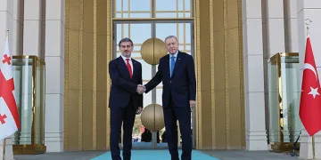 Erdoğan, Gürcistan Cumhurbaşkanı Kavelashvili’yi törenle karşıladı