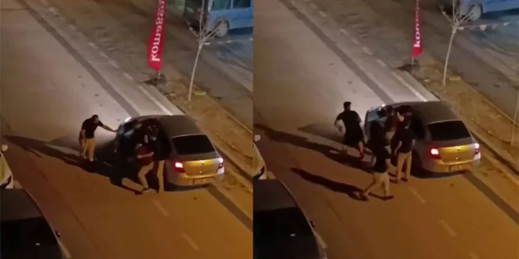 Bursa’da yolunu kestikleri sürücüyü araçta darp ettiler