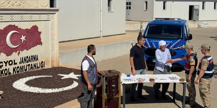 Mardin’de çalınan altınlar hayvan gübresi altında bulundu