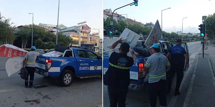 Nilüfer’de görsel kirliliğe geçit yok