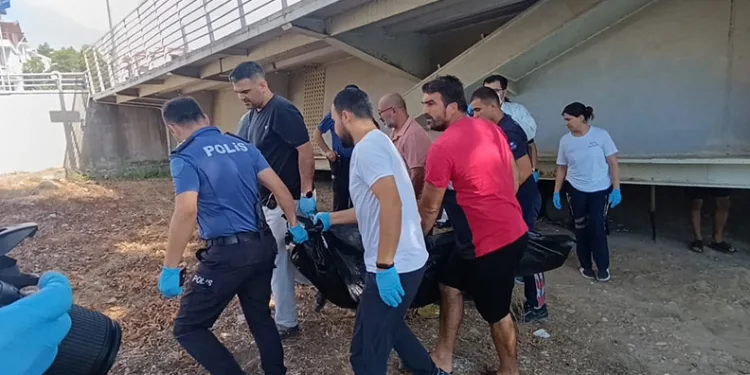 Balık avlamak için geldiği ırmakta ceset buldu