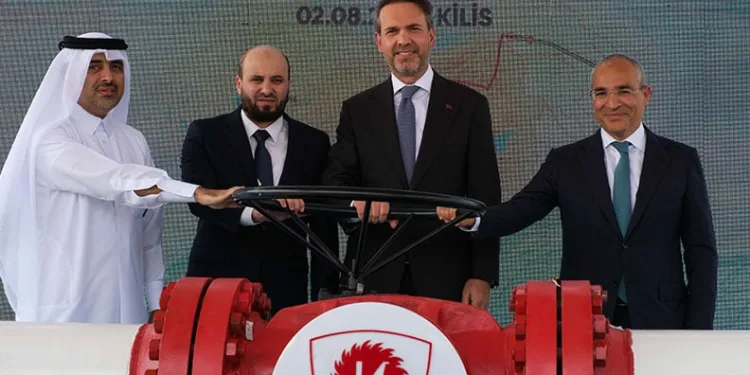 Azerbaycan gazının Türkiye üzerinden Suriye’ye ihracatı başladı