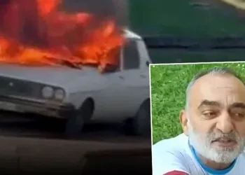 Meclis önünde beyaz toros yangını: ÖTV indirimi çıkmadığı için yakmış