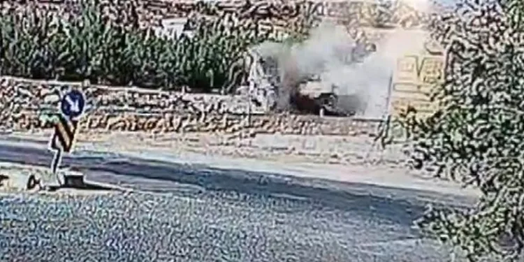 Gaziantep’te 3 kişinin öldüğü feci kaza kamerada