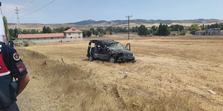 Sorgun’da trafik kazası: 1 ölü 1 yaralı
