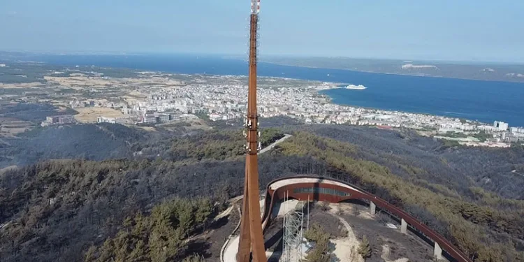 Çanakkale’de 4 yangında 5 bin 236 hektar alan yandı