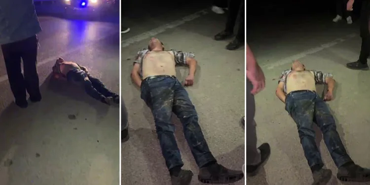 Bursa’da seyir halindeki kamyonetin kasasından düştü