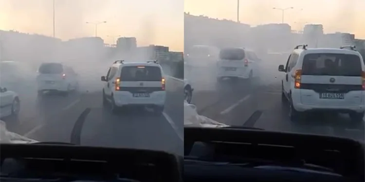 Düğün konvoyu, yine alışıldık görüntüler