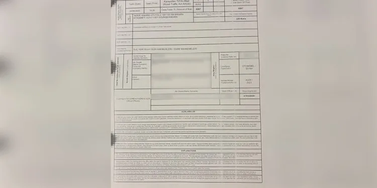 Bakan Uraloğlu’na radar cezası