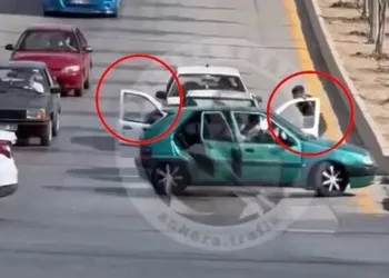 Trafikte kılıç ve bıçak dehşeti