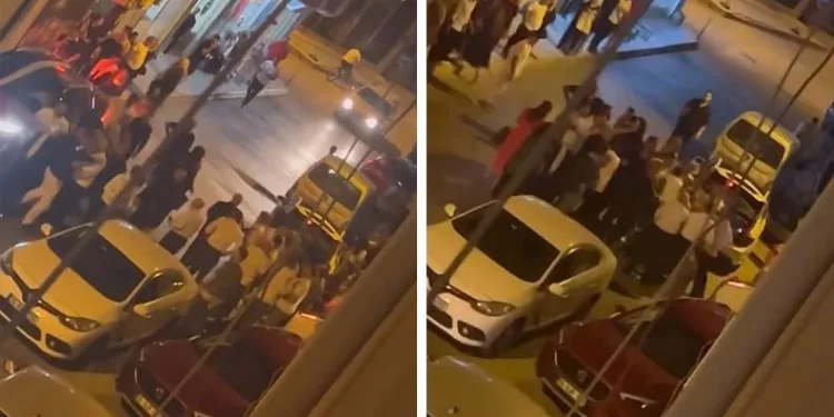 Düğün konvoyu, yine alışıldık görüntüler