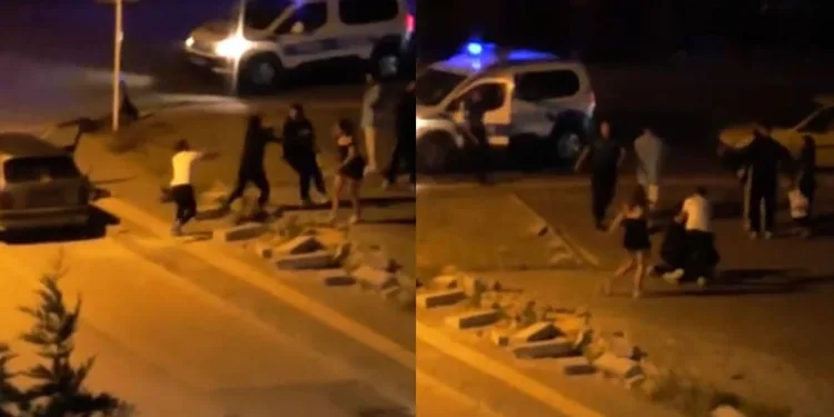 Bursa’da gençler arasında kavga: Cadde boks ringine döndü