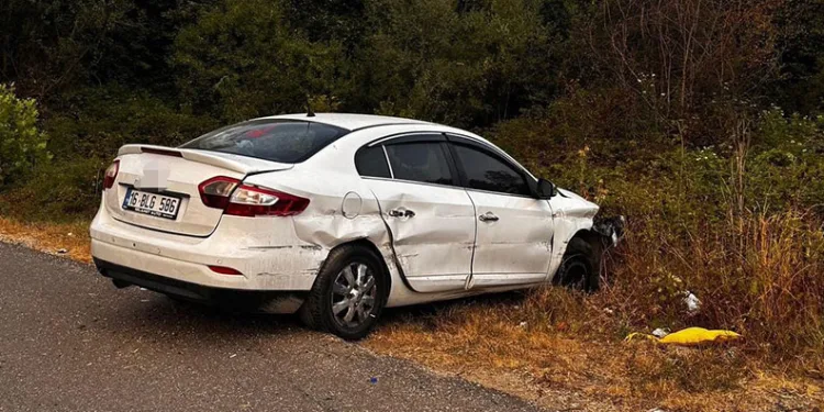 Bursa’da otomobil tarlaya uçtu: 5 yaralı
