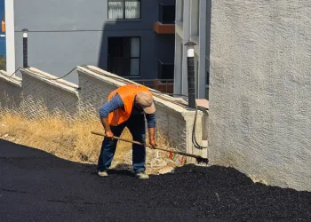 Hisar Mahallesi’nde Asfalt Çalışması