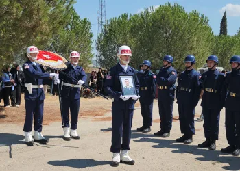 Kara astsubay öğrencisi toprağa verildi