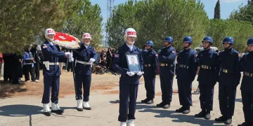 Kara astsubay öğrencisi toprağa verildi