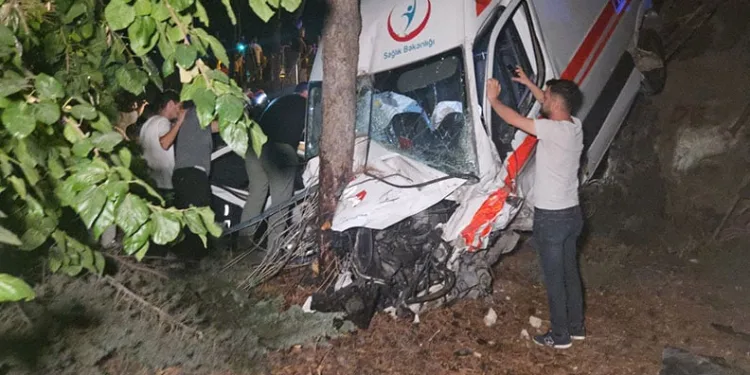 Bursa’da ambulansla kamyonet çarpıştı: 1 ölü 4 yaralı